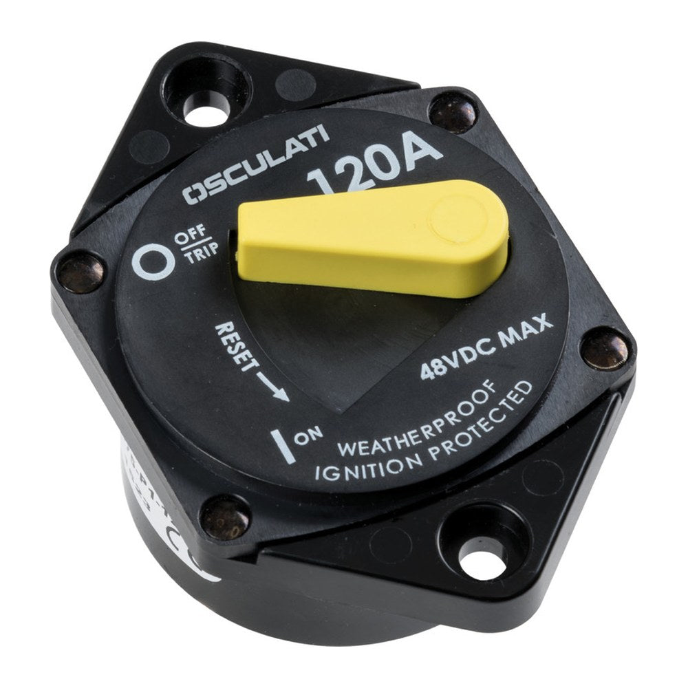 Watertight panel mount circuit breaker 50 A - foto originale Osculati Srl