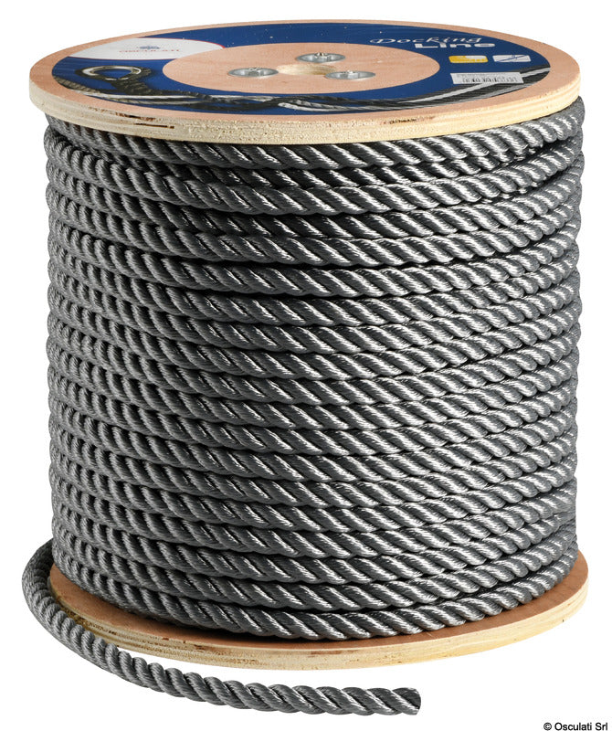 3-strand line grey 10 mm (pack of 200) - foto originale Osculati Srl