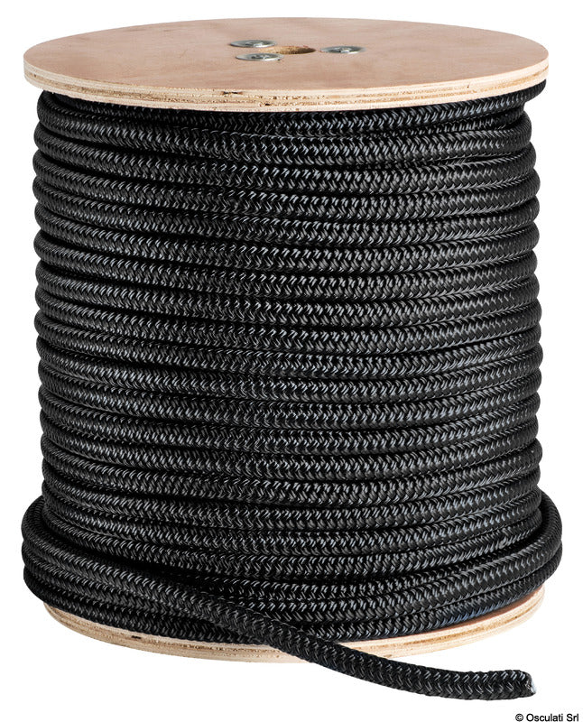 Double braid black 6 mm (pack of 200) - foto originale Osculati Srl