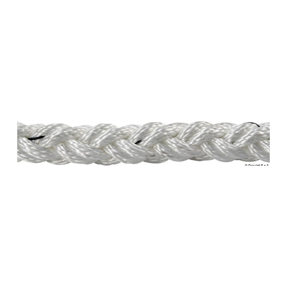 Square Line polyester braid black 16 mm (pack of 100) - foto originale Osculati Srl