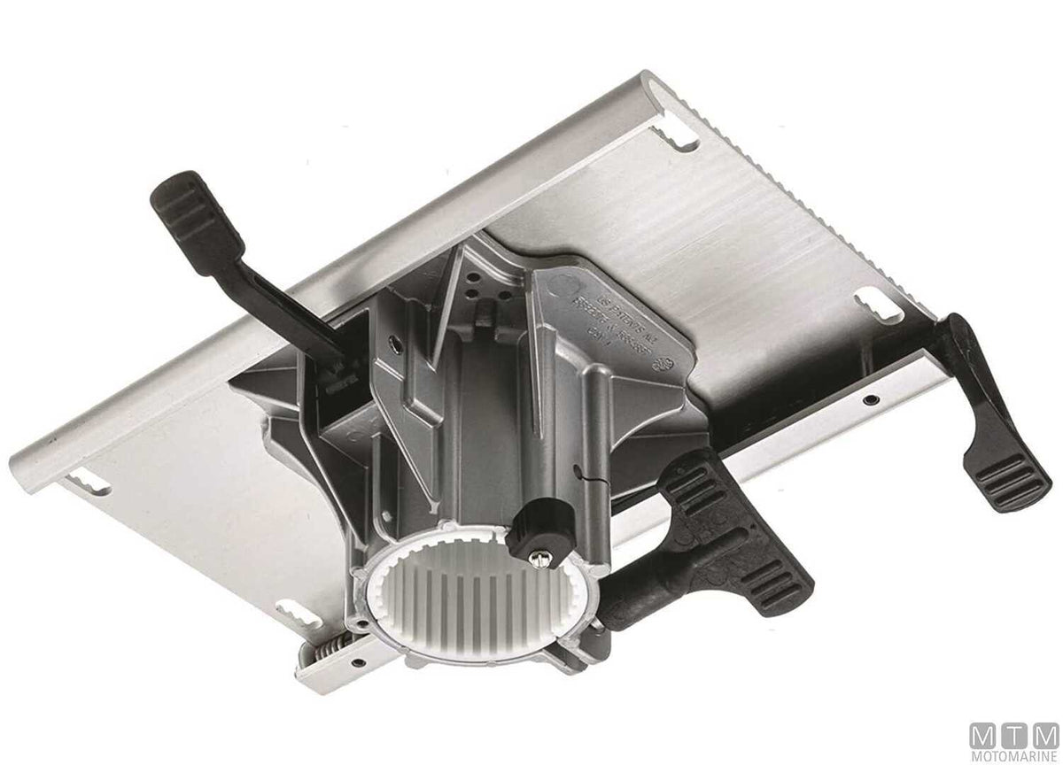 Head with slide for Garelick seat supports 330x200 mm in aluminium - original photo Motomarine Srl
