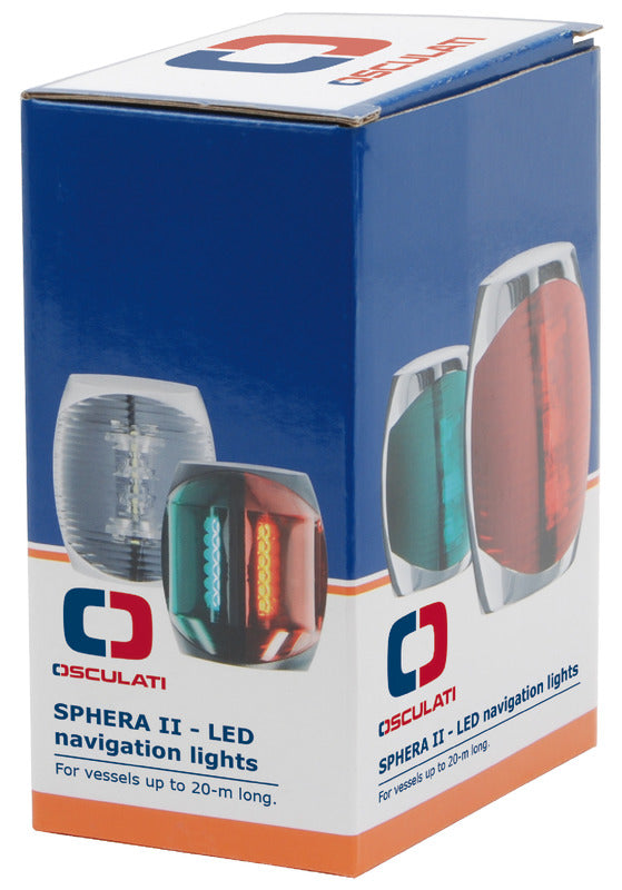 Sphera II navigation light bicolor black body - foto originale Osculati Srl