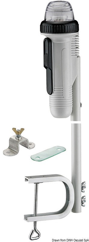 360° Led navigation light suction cup mounting - foto originale Osculati Srl