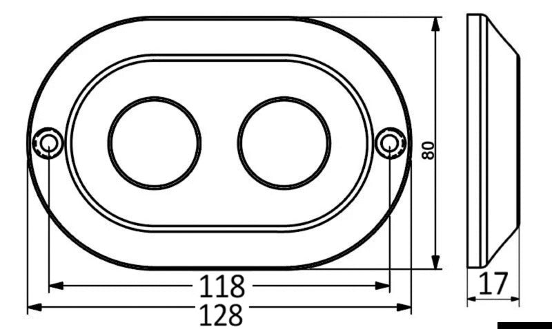 Underwater LED light RGBW 120 W - foto originale Osculati Srl