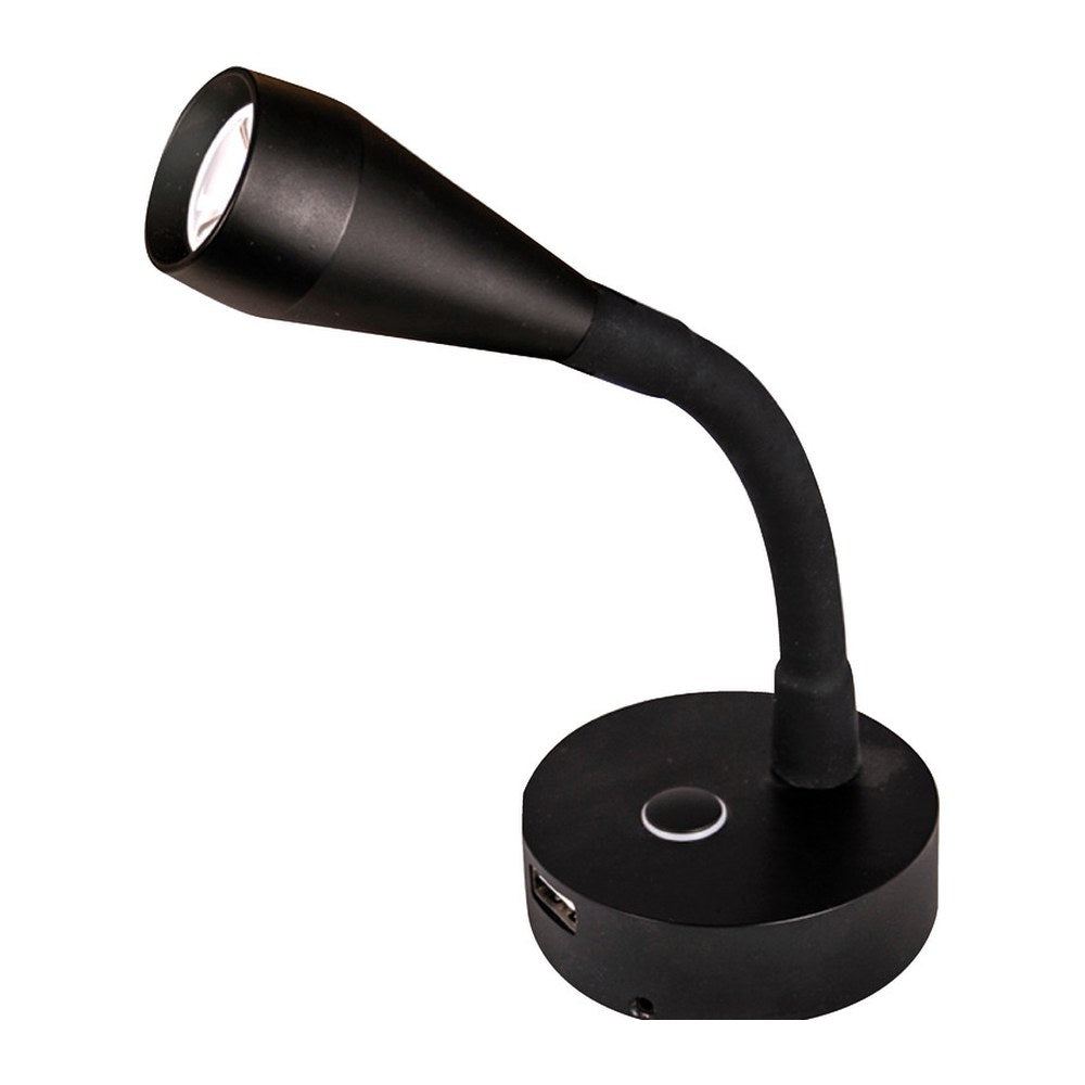 BATSYSTEM Leis LED black spot light 12V 3W - foto originale Osculati Srl