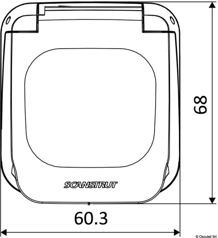 Scanstrut VENTURA dual USB-C socket - foto originale Osculati Srl