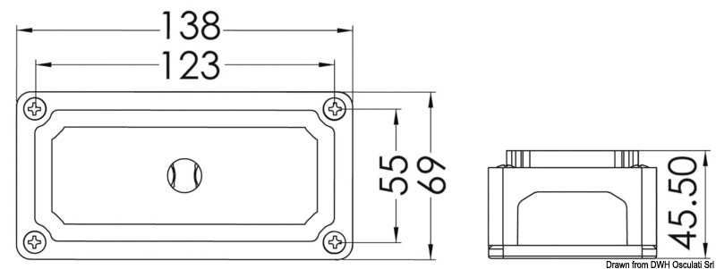 Bus-Bar Heavy Duty terminal 4 x 10 mm - foto originale Osculati Srl