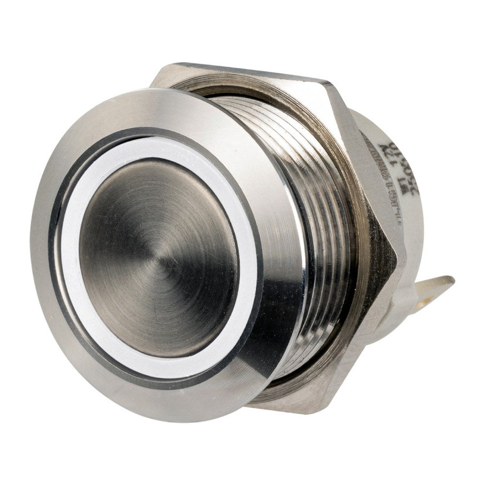 FLAT S.S. switch ON-OFF 12/24V white LED (pack of 10) - foto originale Osculati Srl