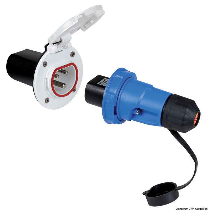 Cruiser 3P plug 16 A 230 V - foto originale Osculati Srl