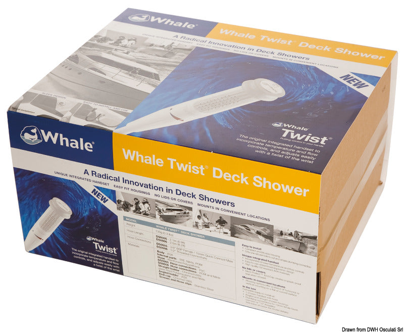 Whale Twist Deck Shower Retail Mixer - foto originale Osculati Srl