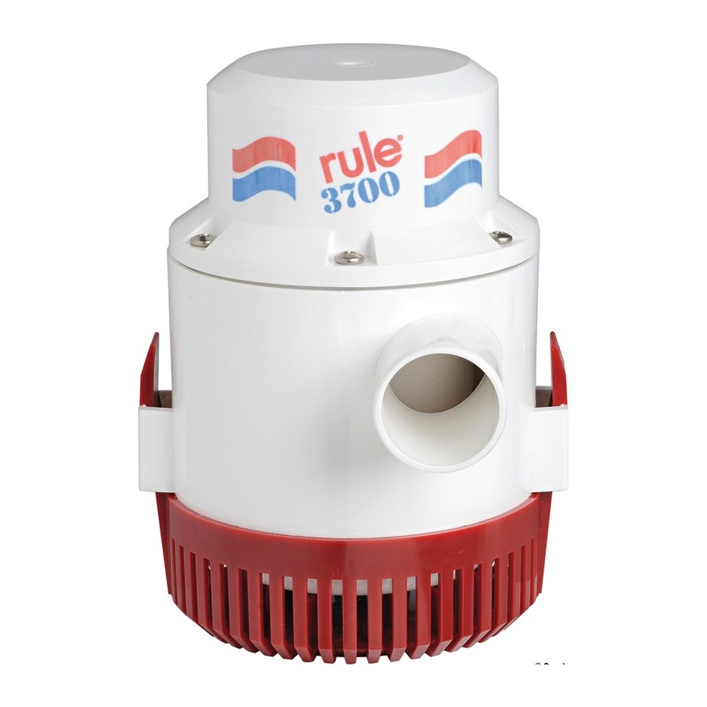 Rule 3700 large submersible pump 24V 7A 38mm - foto originale Osculati Srl