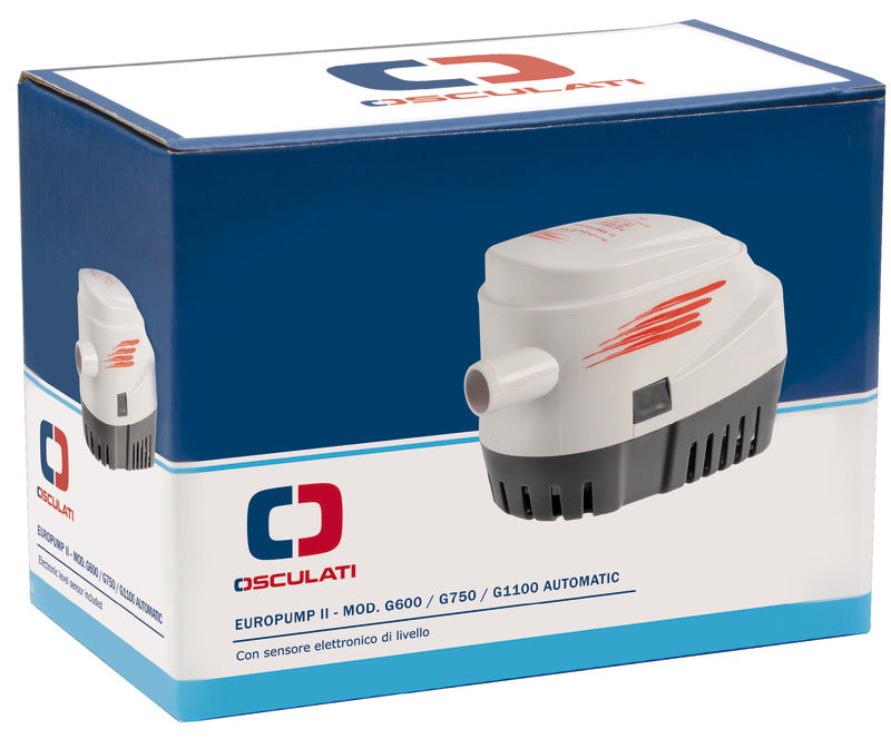 Europump II automatic pump G1100 12V - foto originale Osculati Srl