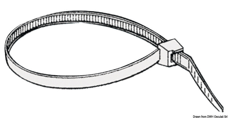 Nylon clamp 500 mm (pack of 50) - foto originale Osculati Srl