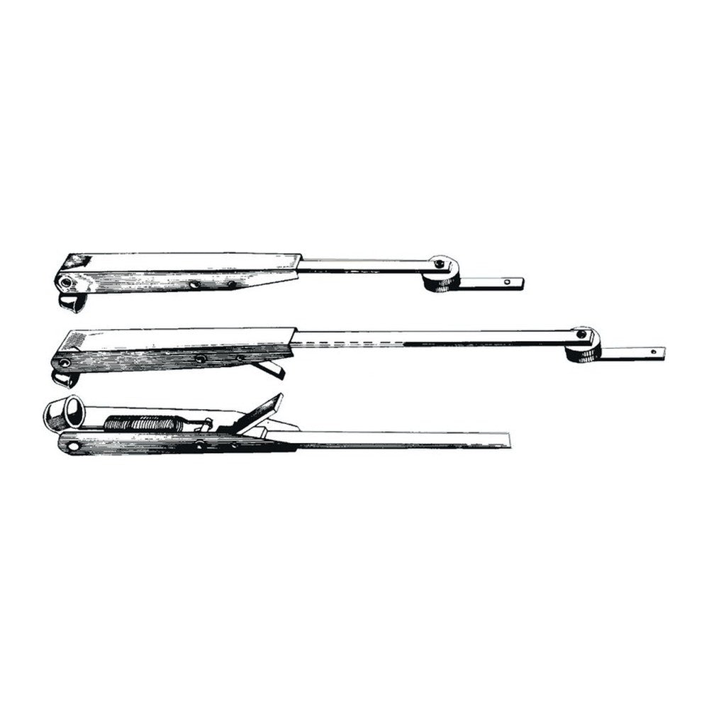 SS adjustable telescopic wiper arm 265/335 mm - foto originale Osculati Srl