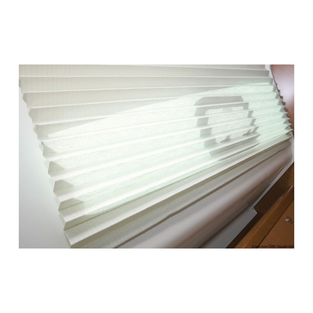 Oceanair pleated shade 508 x 305 mm white - foto originale Osculati Srl