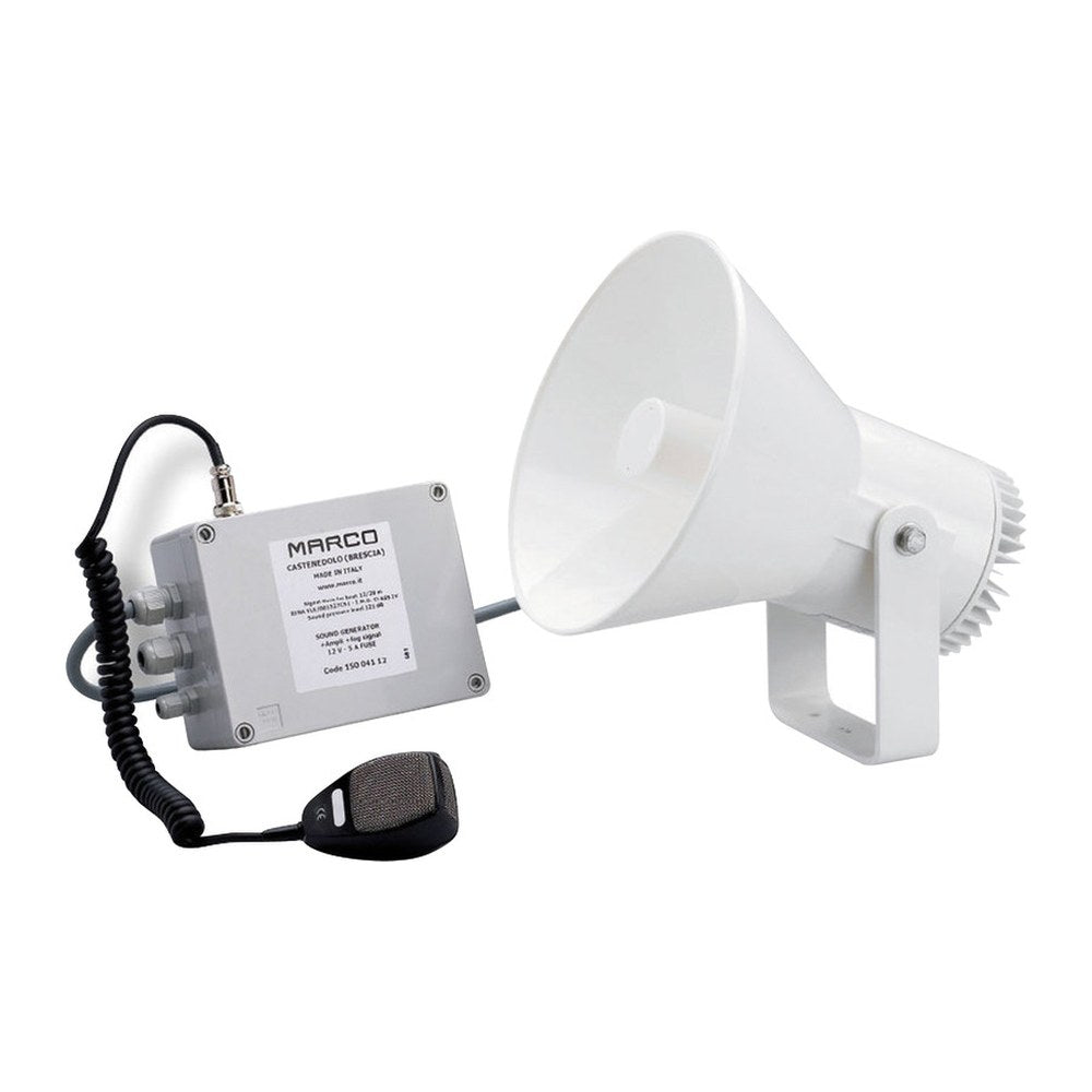 Marco Electric horn w/amplifier RINA type-approved 24 V - foto originale Osculati Srl