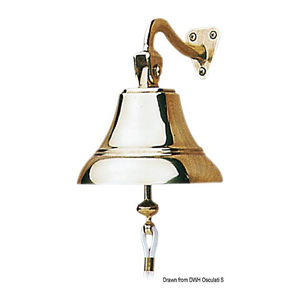 Bronze ship's bell 175 mm - foto originale Osculati Srl
