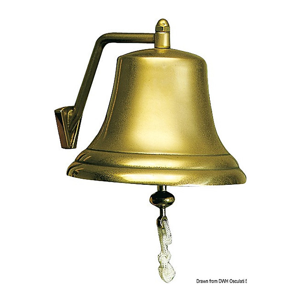 Brass ship's bell 300 mm RINA approved over 20 m - foto originale Osculati Srl
