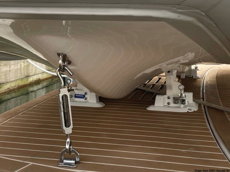 VersaChock Tender Chocks HeavyDuty removable supports - foto originale Osculati Srl