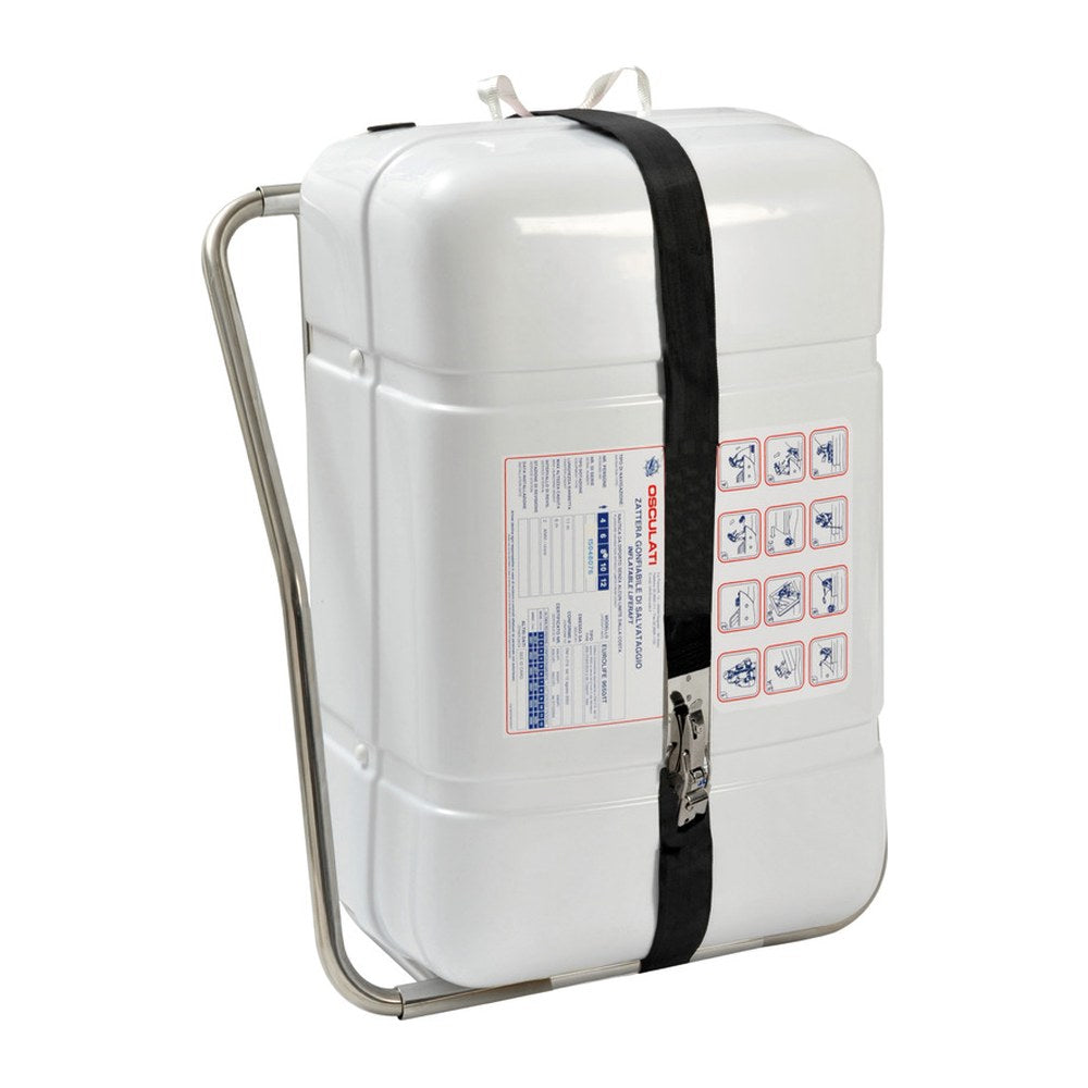 Vertical liferaft holder - foto originale Osculati Srl