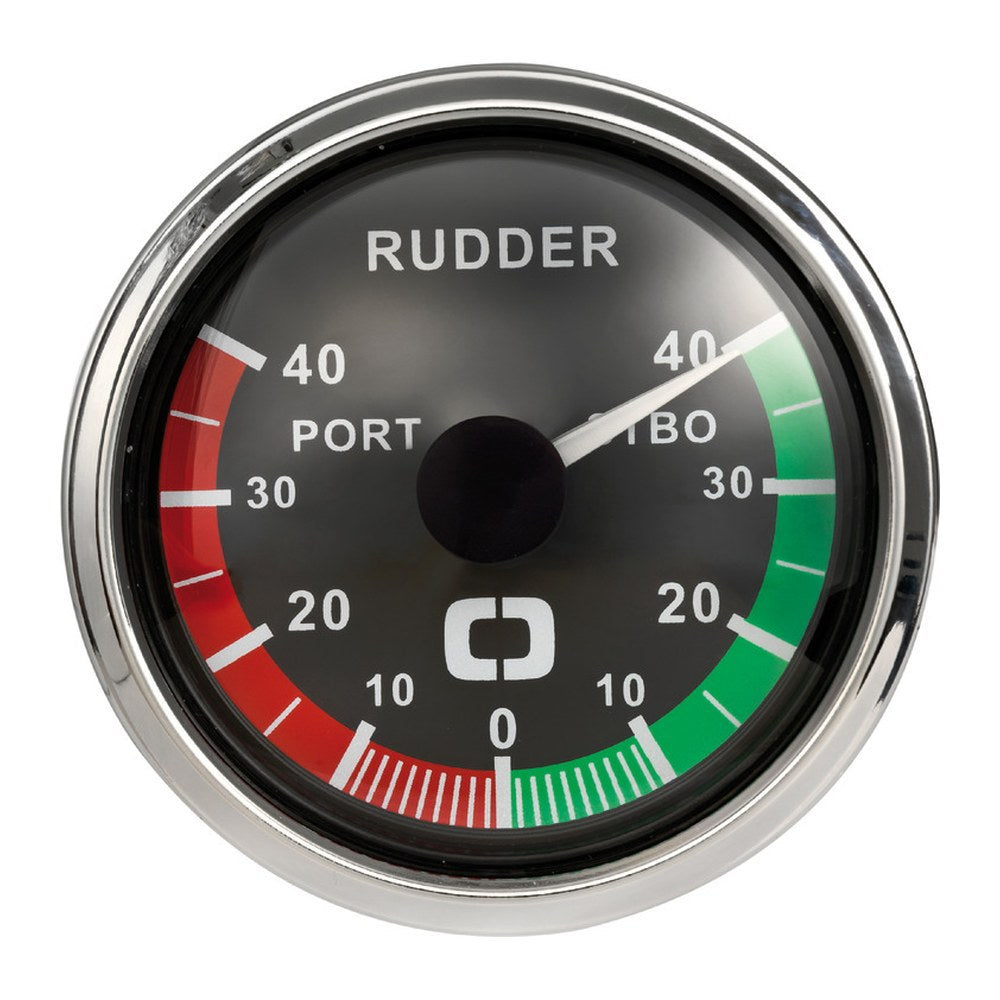 Rudder angle indicator black/glossy - foto originale Osculati Srl