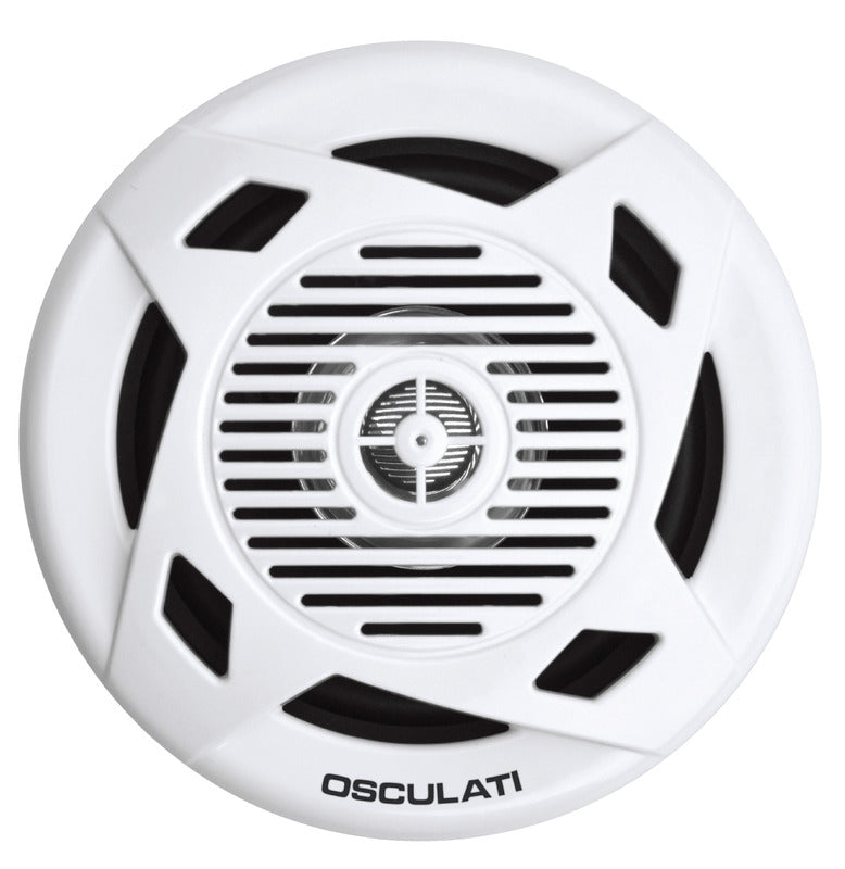 Pairs of Dual cone loudspeakers 6.5" 2x60 W white - foto originale Osculati Srl