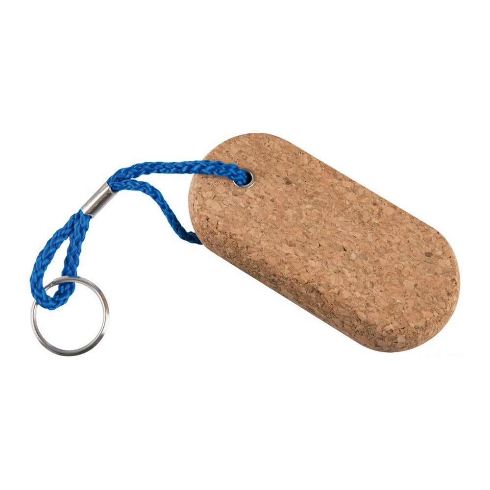 Cork floating keyring oval shape (pack of 10) - foto originale Osculati Srl
