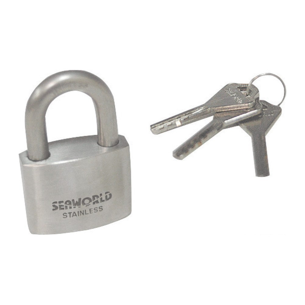 Heavy duty AISI316 padlock arc 30 mm - foto originale Osculati Srl
