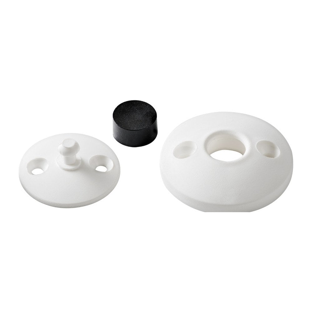 Snap-in doorstop, nylon+rubber,white (pack of 10) - foto originale Osculati Srl