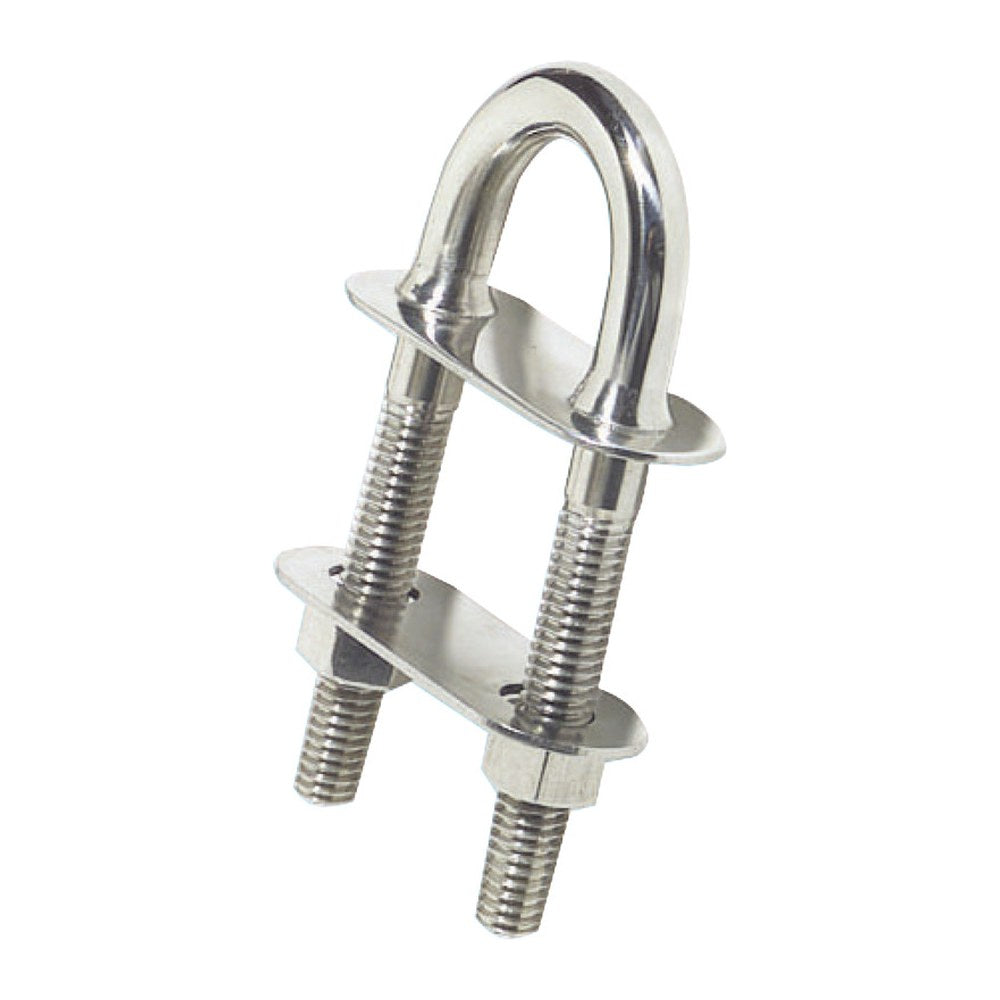 U-bolt conic fittings mirror-polished SS 166 x 12 - foto originale Osculati Srl