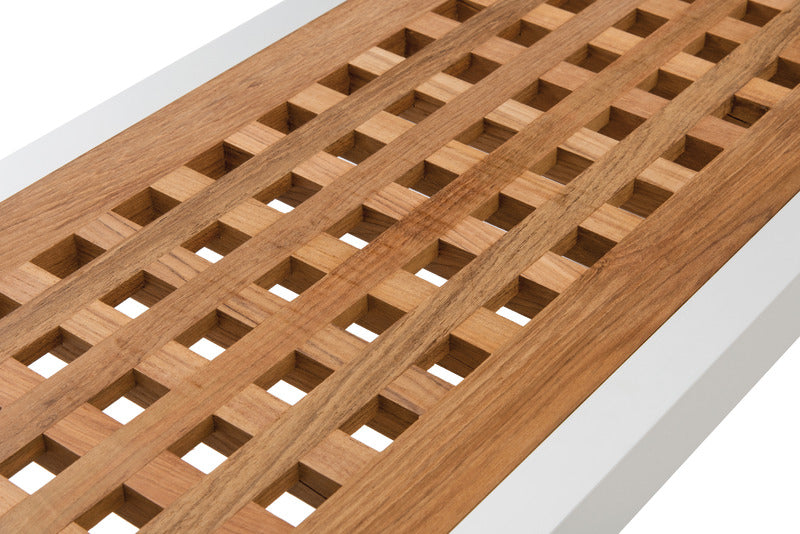 Foldable gangway teak grating 210 cm - foto originale Osculati Srl