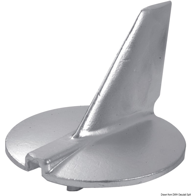 Tecnoseal Zinc directional fin for Yamaha 225/300 HP - foto originale Osculati Srl