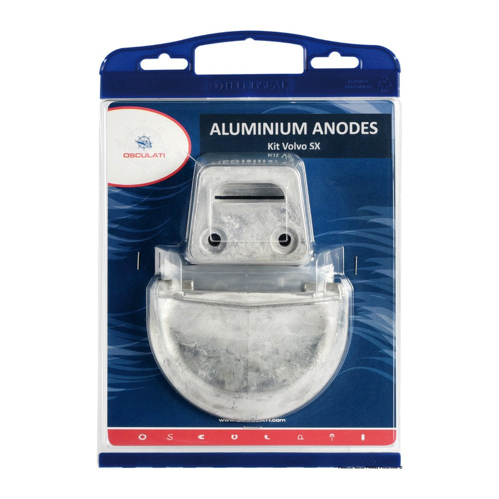 Osculati by Tecnoseal Anode kit for Volvo engines SX aluminium - foto originale Osculati Srl