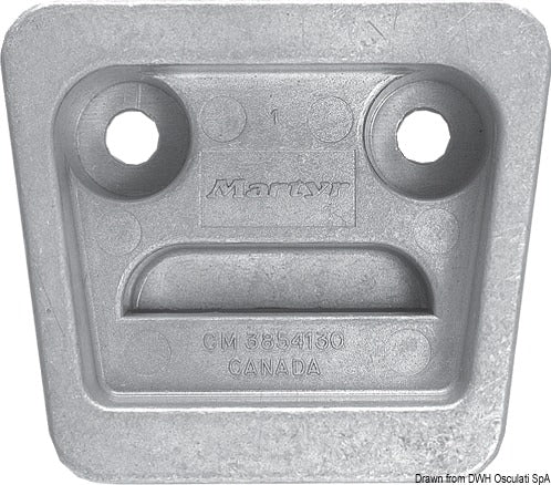 Tecnoseal Zinc leg anode OMC Cobra DuoProp - foto originale Osculati Srl