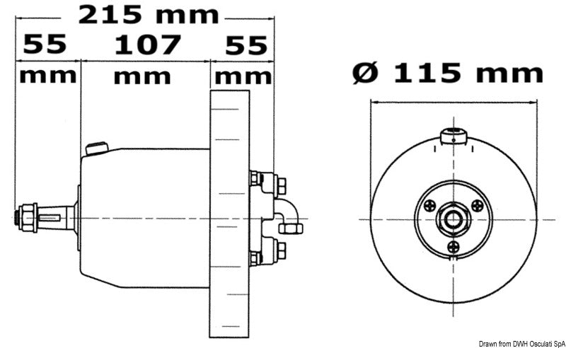 Ultraflex Silversteer pump UP28T-SVS - foto originale Osculati Srl