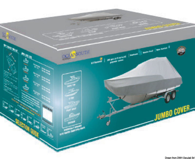Oceansouth Jumbo made-to-measure cover grey 580/640 cm - foto originale Osculati Srl