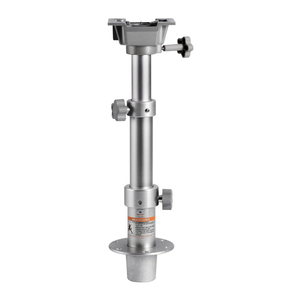Removable tri-telescopic table pedestal 290/690 mm - foto originale Osculati Srl