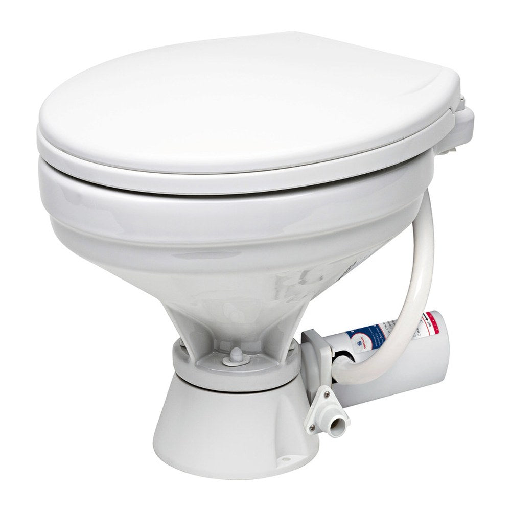 Electric toilet unit big plastic seat 12 V - foto originale Osculati Srl