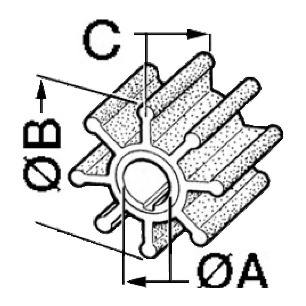Impeller SELVA 4/6 HP - foto originale Osculati Srl