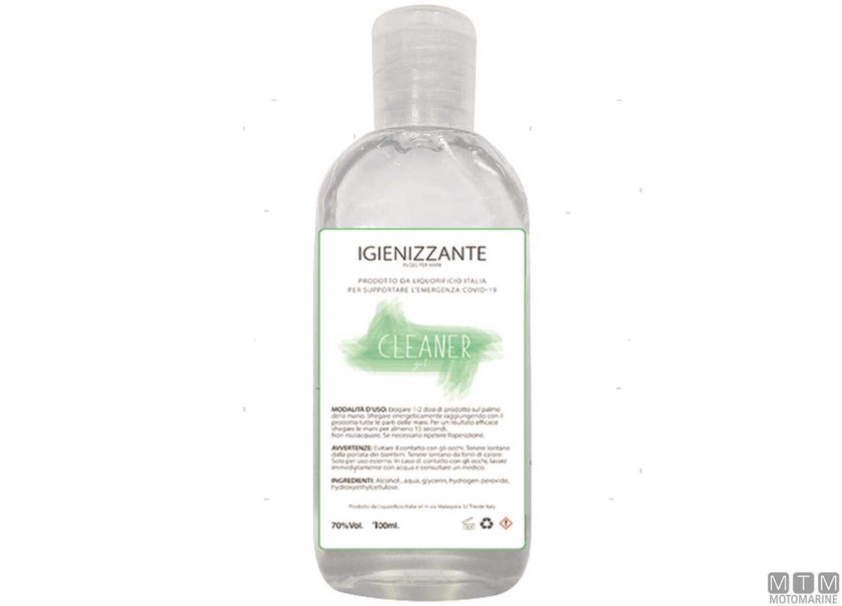 MTM hand sanitizing gel 100 ml - original photo Motomarine Srl