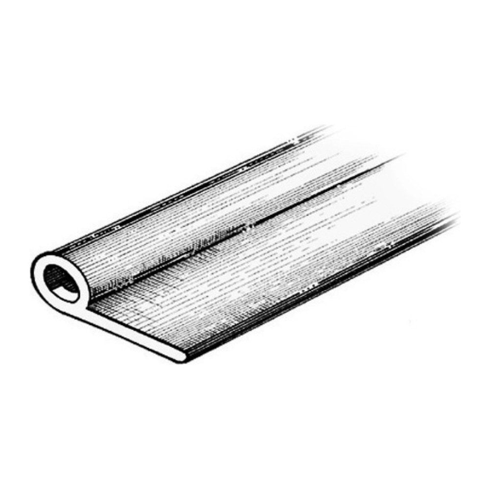 Rubbing strake 2x34.1x13.5 mm grey RAL 7035 (pack of 24) - foto originale Osculati Srl