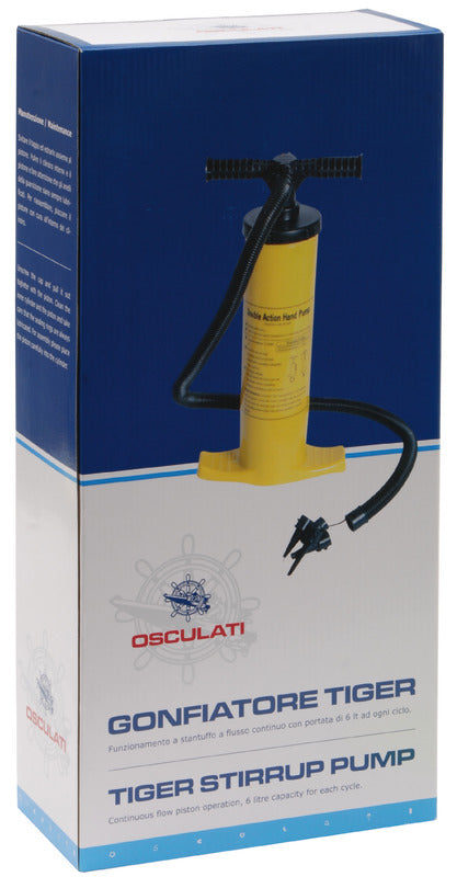 Tiger inflator w/manometer - foto originale Osculati Srl