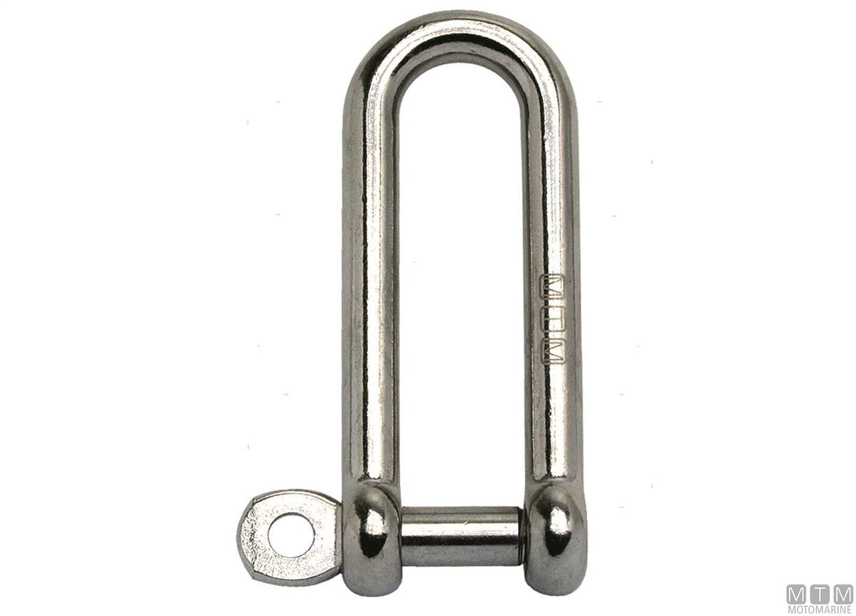 Long shackle Ø6 mm AISI 316 stainless steel M-CARD - original photo Motomarine Srl