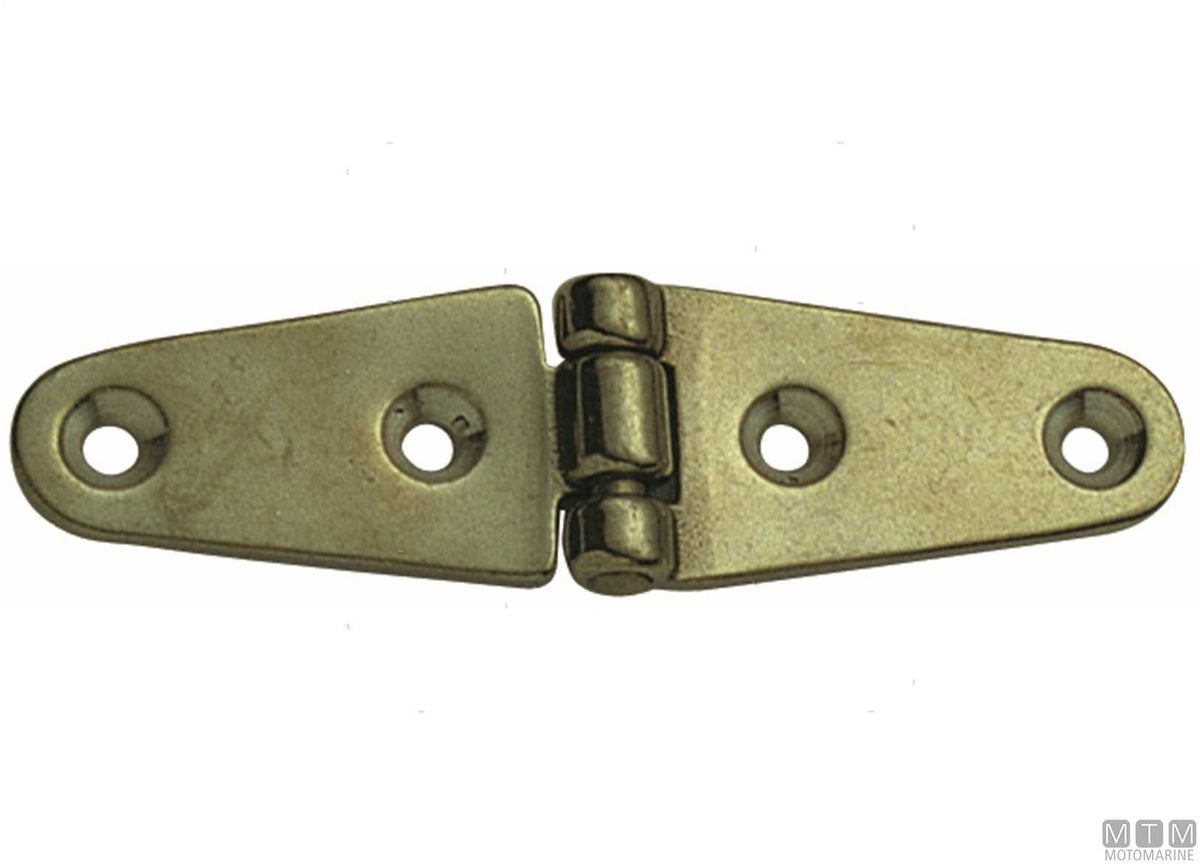 Wing hinge 30x150 mm polished brass - original photo Motomarine Srl