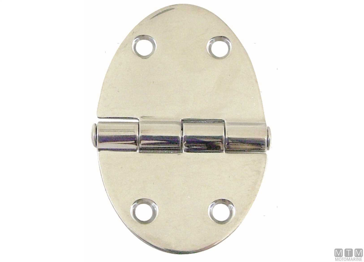 Extra oval hinge 56x78 mm, 316 stainless steel - original photo Motomarine Srl