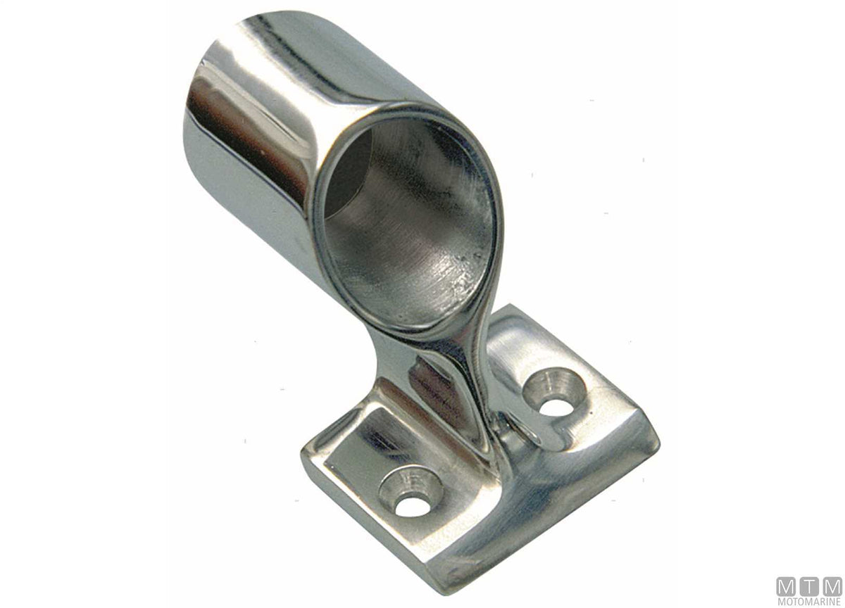 Right end support New Line D25 mm, stainless steel 316 - original photo Motomarine Srl