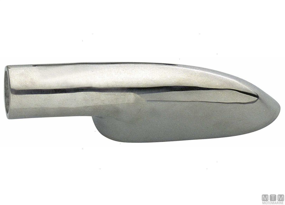 Shaped through support D25 mm, stainless steel 316 - original photo Motomarine Srl