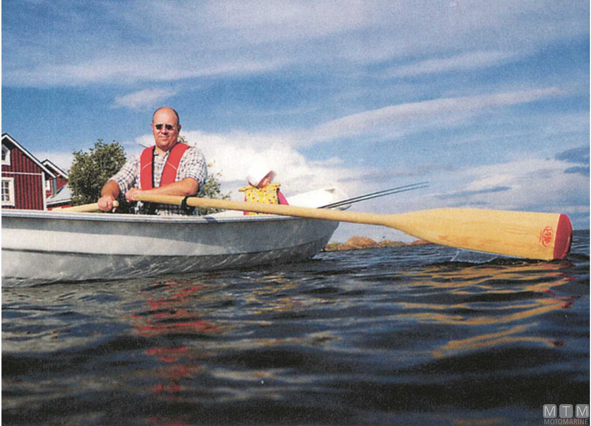 Pair of wooden oars Lahna Seagrade 260 cm - original photo Motomarine Srl