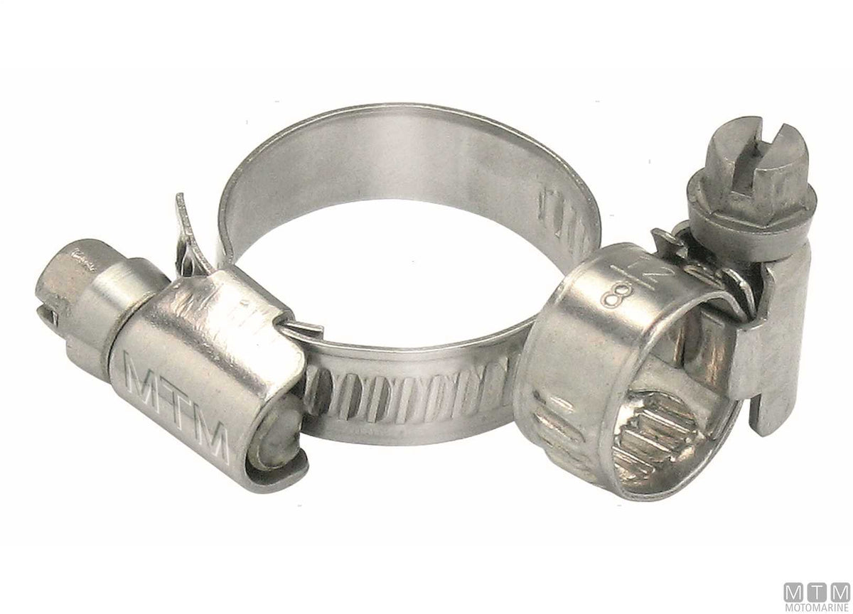 DIN9 hose clamp 40-60 mm stainless steel - original photo Motomarine Srl