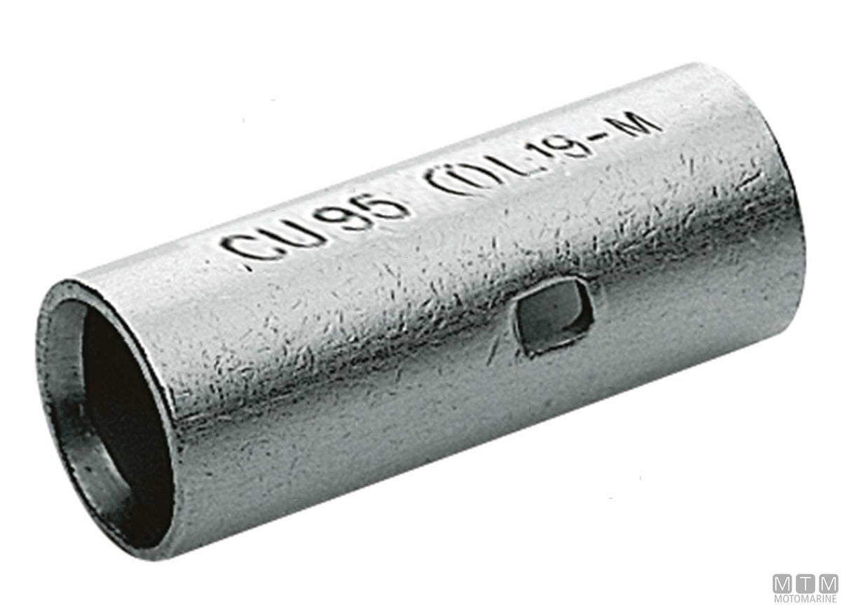 Butt connector for battery cable 70 mm² - original photo Motomarine Srl